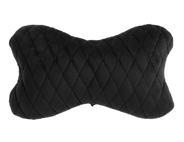 Coussin d’appui-tête en alcantara Alfa Cars 27×16 cm noir