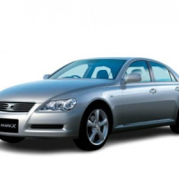 Tapis de voiture Toyota Mark Х (120 кузов) (2004-2009)